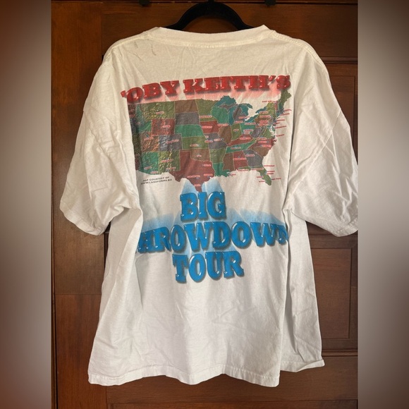 Vintage 2004 Toby Keith Big Throwdown Tour Tshirt - Picture 5 of 6